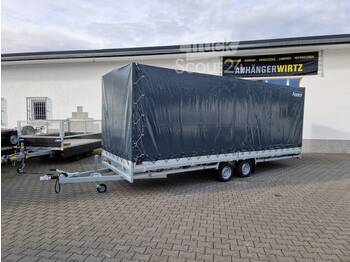 Jaunā Piekabe ar tentu - riesig 611x203x210cm Hochplane grau 3500kg Neu günstig direkt verfügbar: foto 1