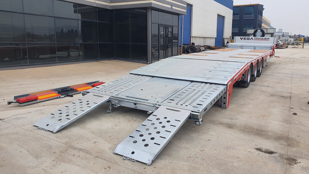 Puspiekabe autovedējs 3 AXLE SPECIAL LOWLOADER VEGA TRAILER: foto 1