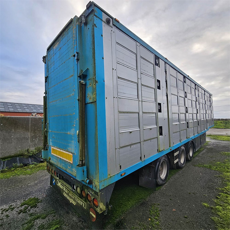 Puspiekabe dzīvnieku pārvadāšanai ABC Menke-Janzen - 3 etager sættevogn til grise transport.: foto 6