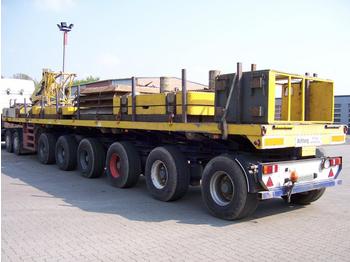 ES-GE Germany 85.000kg complete, 6 axle - Bortu puspiekabe/ Platforma