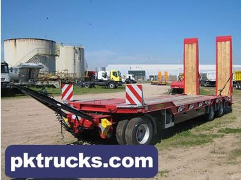 Humbaur 3-axle drawbar trailer - Bortu puspiekabe/ Platforma