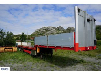  Tyllis Jumbo trailer with driving ramps - Bortu puspiekabe/ Platforma