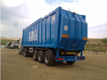 Jaunā Puspiekabe kustīgās grīdas pārvadāšana atkritumu CUHADAR 2021: foto 1