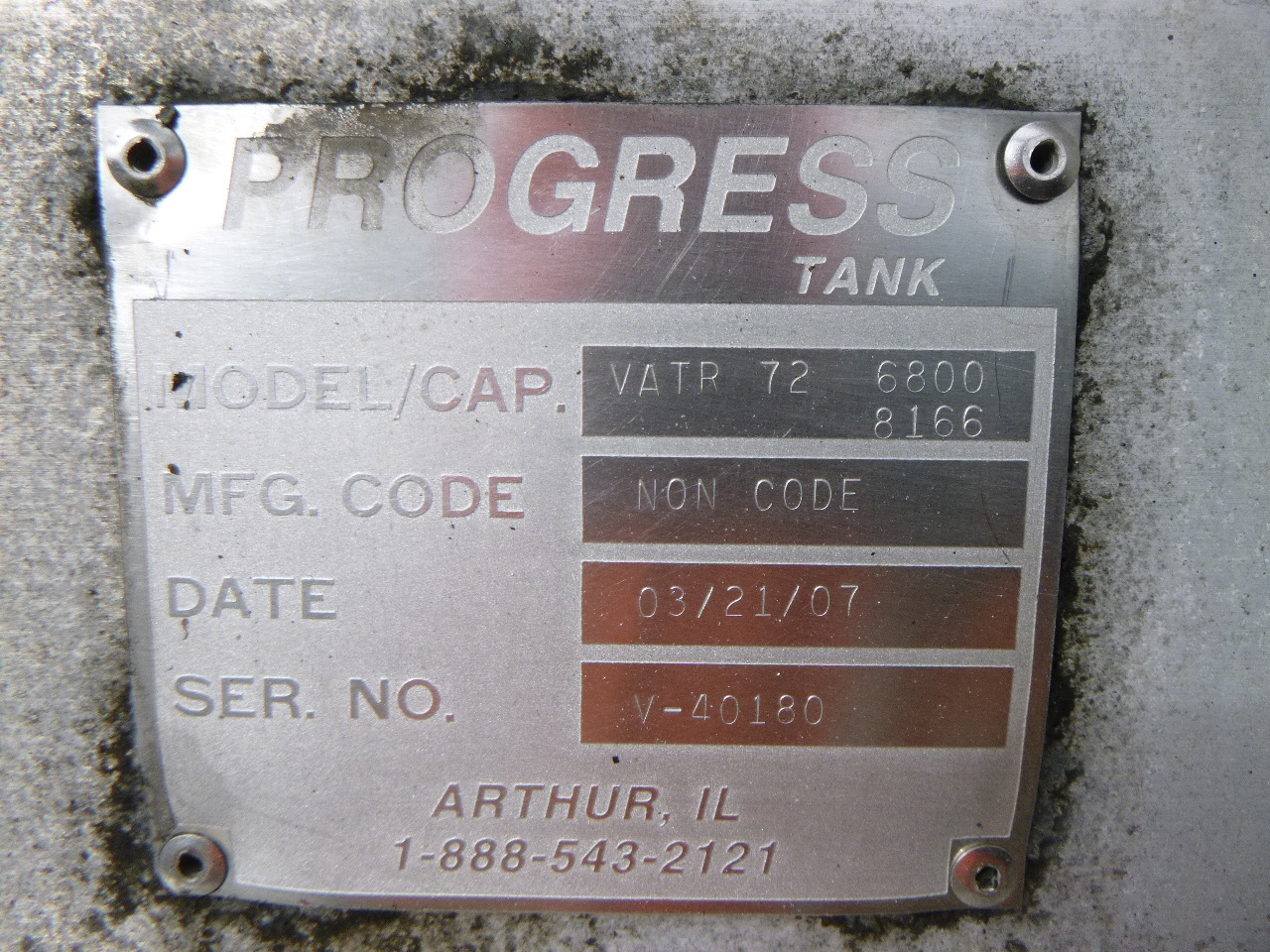 Puspiekabe cisterna Crossland Vacuum tank alu 33 m3 / 1 comp + pump: foto 18