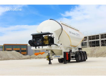 Jaunā Puspiekabe cisterna pārvadāšana cements EMIRSAN W Type Cement Tanker Trailer from Factory: foto 1