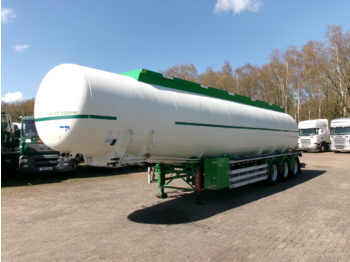 Puspiekabe cisterna pārvadāšana degvielas Feldbinder Fuel tank alu 44.3 m3 / 6 comp + pump: foto 1