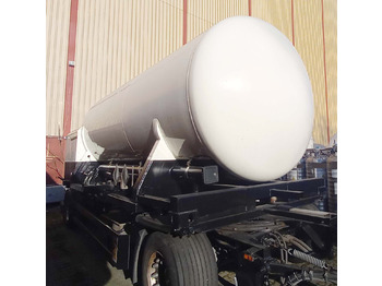 GOFA Tank trailer for oxygen, nitrogen, argon, gas, cryogenic - Puspiekabe cisterna: foto 3