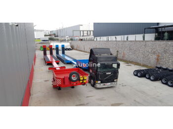 Jaunā Puspiekabe zema profila platforma GURLESENYIL hydraulic low loader: foto 1
