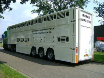 Puspiekabe dzīvnieku pārvadāšanai Gray and Adams Doppelstock Companjen Cattle Carrier: foto 1