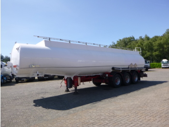 Puspiekabe cisterna pārvadāšana degvielas Indox Fuel tank alu 40. 5 m3 / 6 comp: foto 1