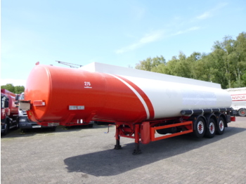 Puspiekabe cisterna pārvadāšana degvielas Indox Fuel tank alu 42.4 m3 / 6 comp: foto 1