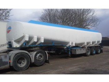 Puspiekabe cisterna pārvadāšana degvielas Kässbohrer 40000 L ADR Tanktrailer Fuel Petrol Diesel, 7,5 mm Alu: foto 1