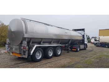 Puspiekabe cisterna pārvadāšana piena Kässbohrer Tanktrailer - 32000 Liter Inox, Iso, Chipcleaning, Air: foto 1