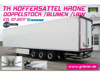 Krone SD 27/DOPPELSTOCK /BLUMEN LBW 2000 kg SLXi 300  - Puspiekabe refrižerators: foto 1