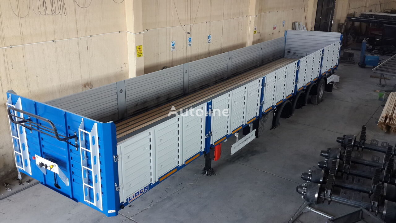 Jaunā Bortu puspiekabe/ Platforma LIDER 2023 Model NEW trailer Manufacturer Company READY: foto 12