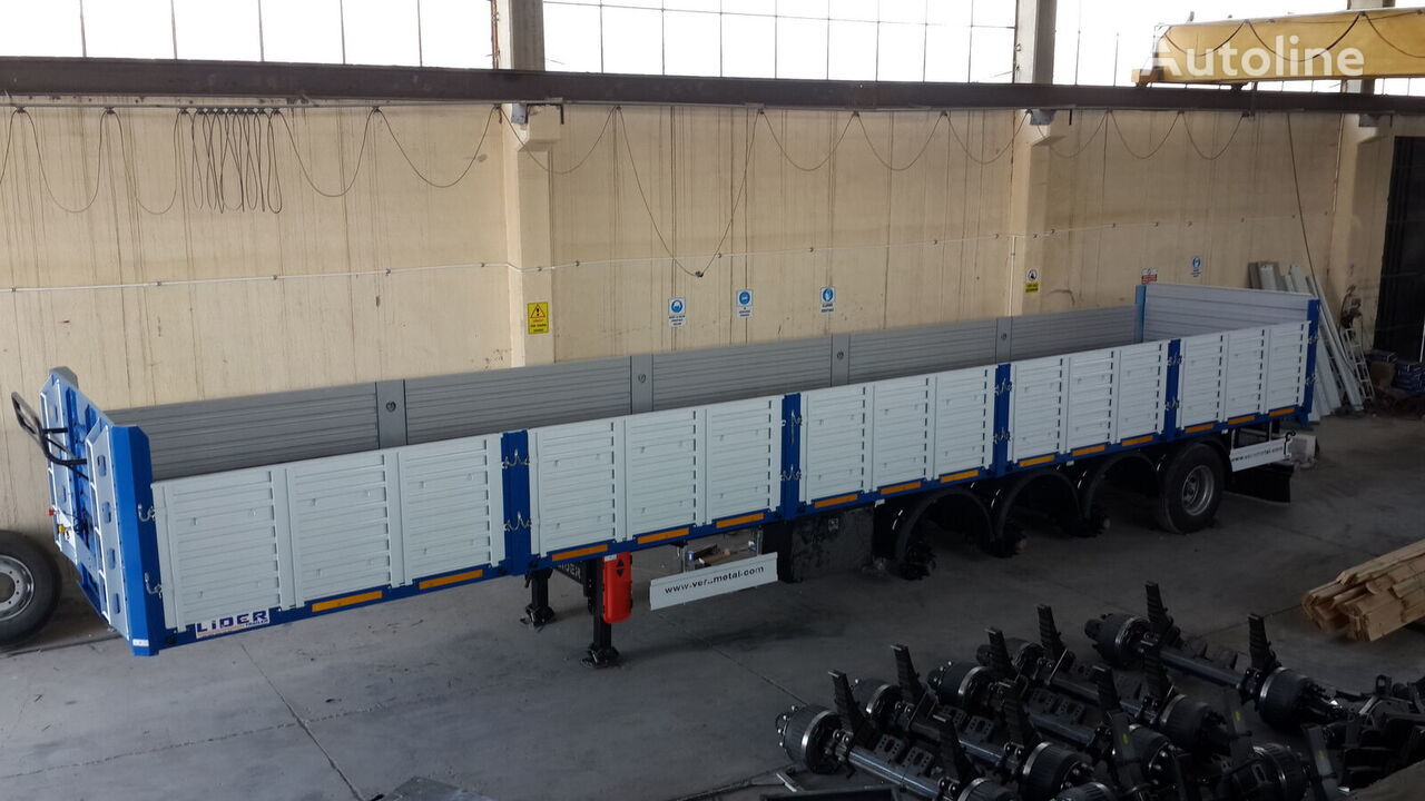 Jaunā Bortu puspiekabe/ Platforma LIDER 2023 Model NEW trailer Manufacturer Company READY: foto 15