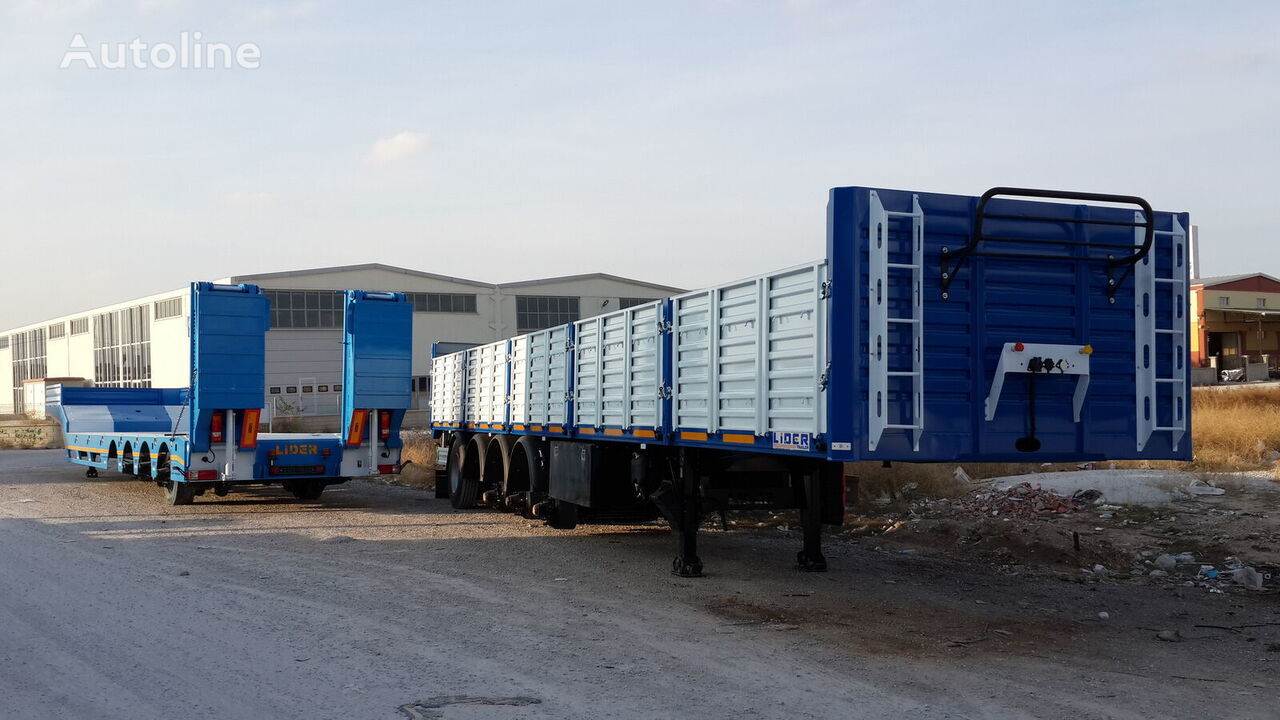 Jaunā Bortu puspiekabe/ Platforma LIDER 2023 Model NEW trailer Manufacturer Company READY: foto 13