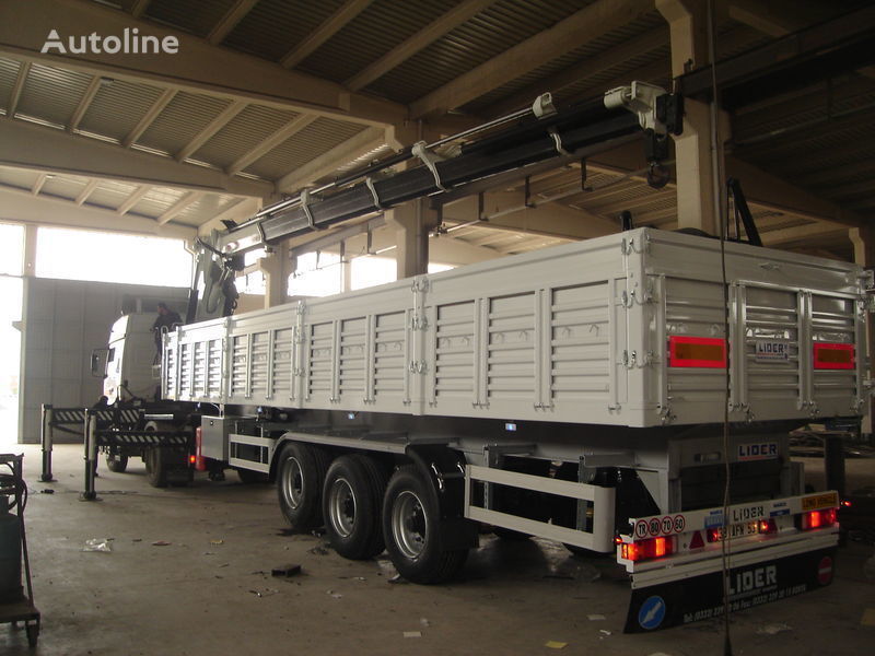 Jaunā Bortu puspiekabe/ Platforma LIDER 2023 Model NEW trailer Manufacturer Company READY: foto 3