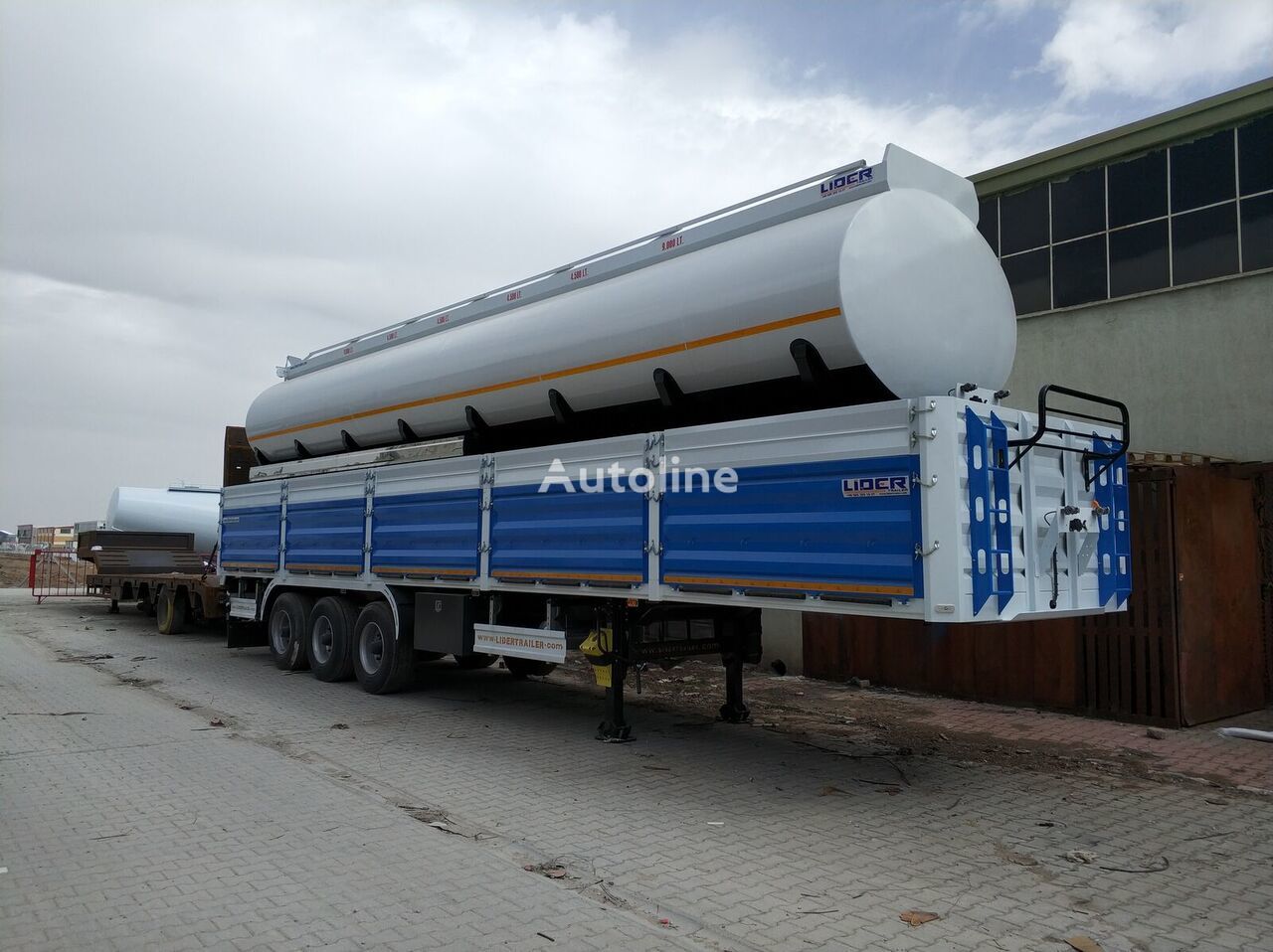 Jaunā Bortu puspiekabe/ Platforma LIDER 2023 Model NEW trailer Manufacturer Company READY: foto 17