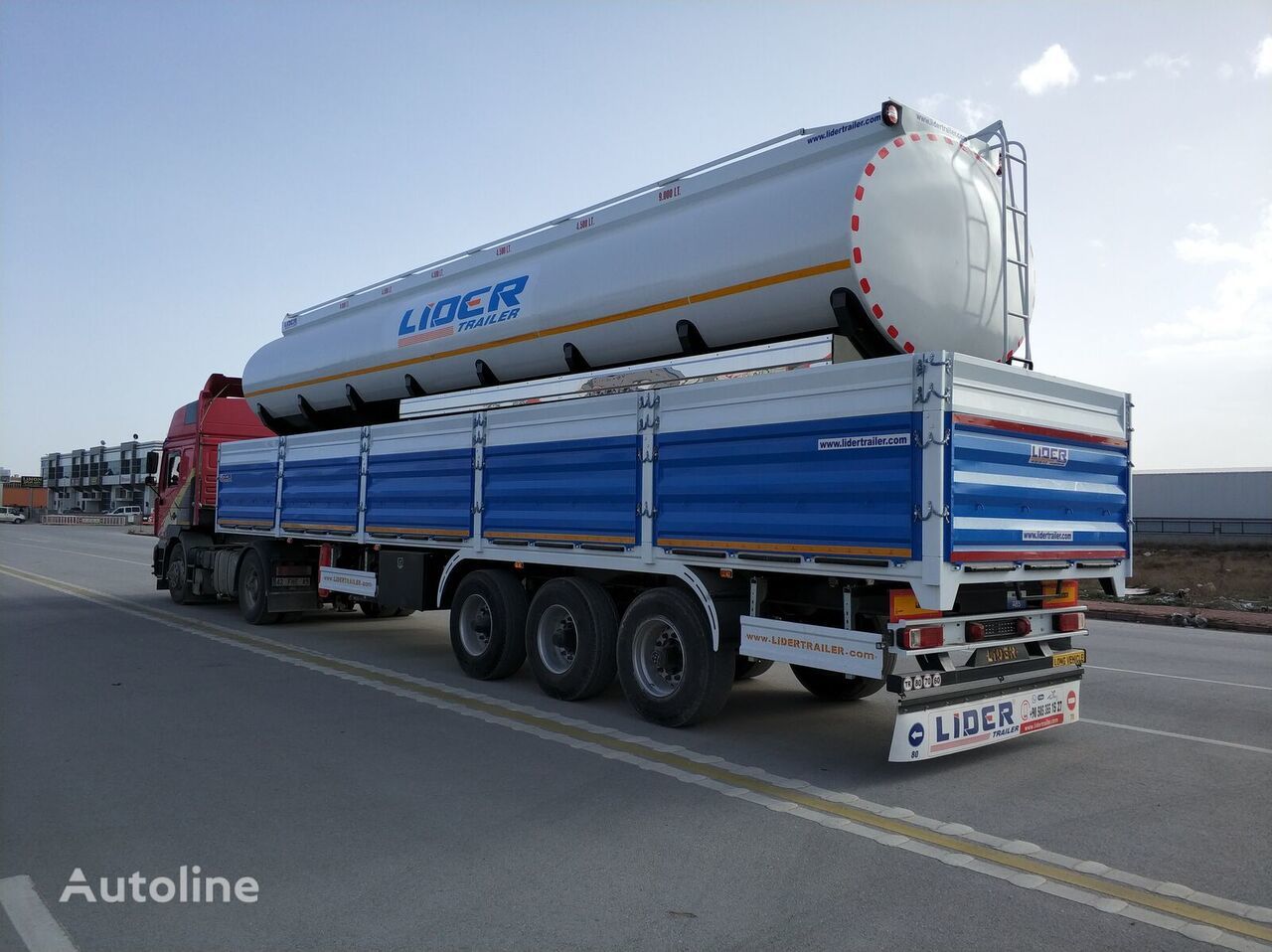 Jaunā Bortu puspiekabe/ Platforma LIDER 2023 Model NEW trailer Manufacturer Company READY: foto 19