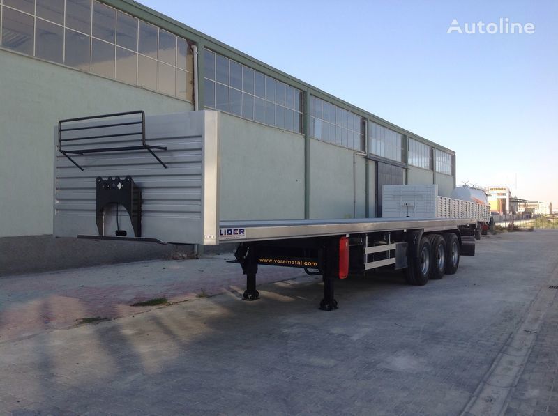 Jaunā Bortu puspiekabe/ Platforma LIDER 2023 Model NEW trailer Manufacturer Company READY: foto 5