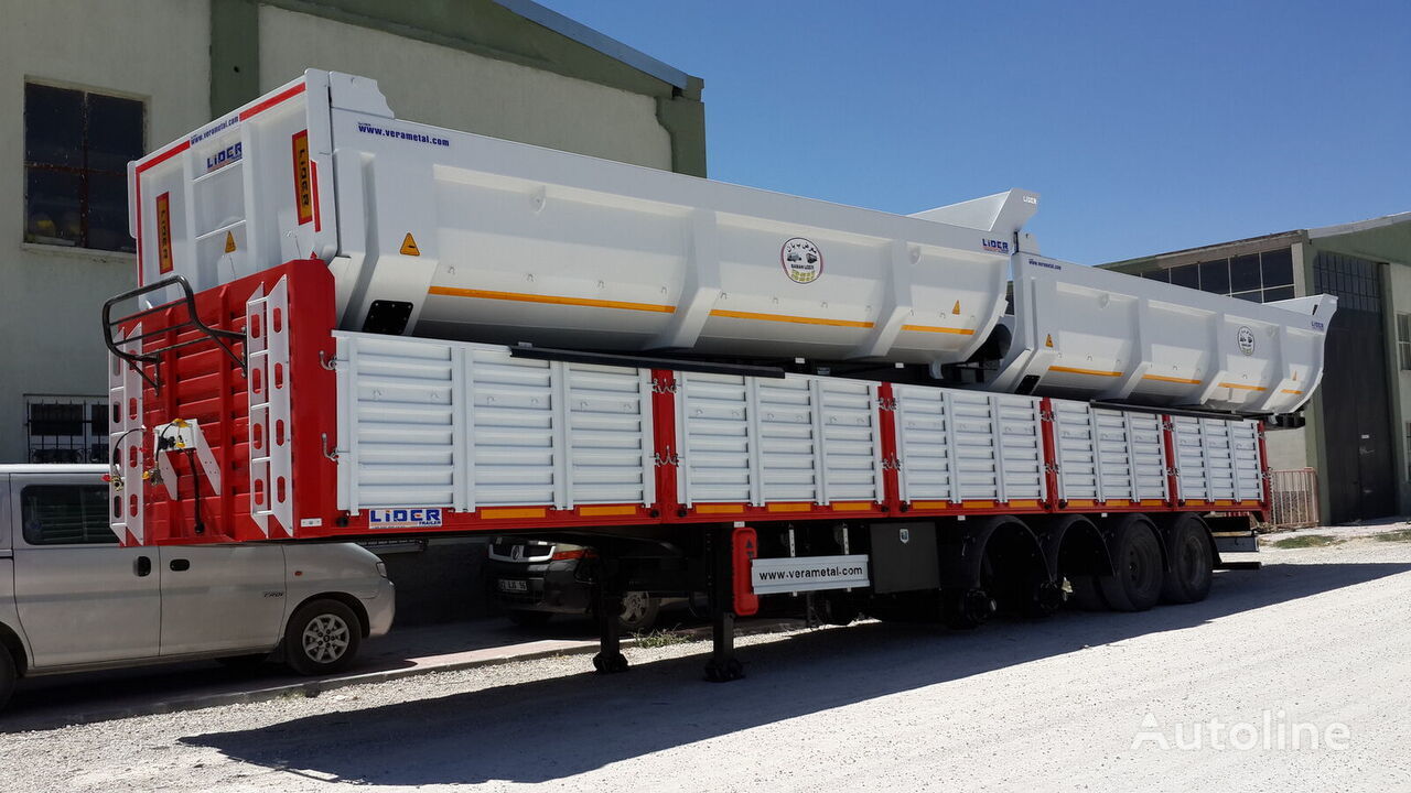Jaunā Bortu puspiekabe/ Platforma LIDER 2023 Model NEW trailer Manufacturer Company READY: foto 16