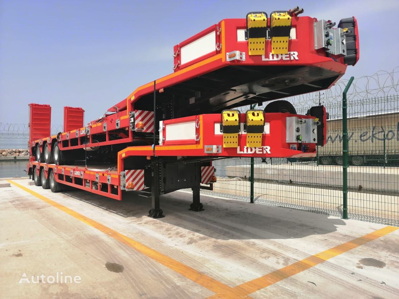 LIDER 2024  READY IN STOCK 50 TONS CAPACITY LOWBED līzingu LIDER 2024  READY IN STOCK 50 TONS CAPACITY LOWBED: foto 11