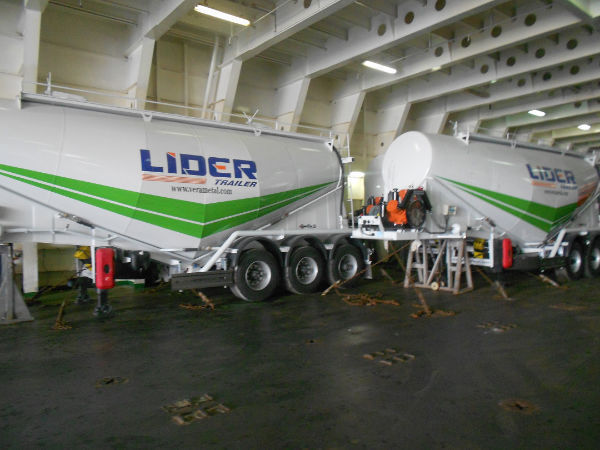 Jaunā Puspiekabe cisterna pārvadāšana cements LIDER NEW ciment remorque 2024 YEAR (MANUFACTURER COMPANY): foto 8