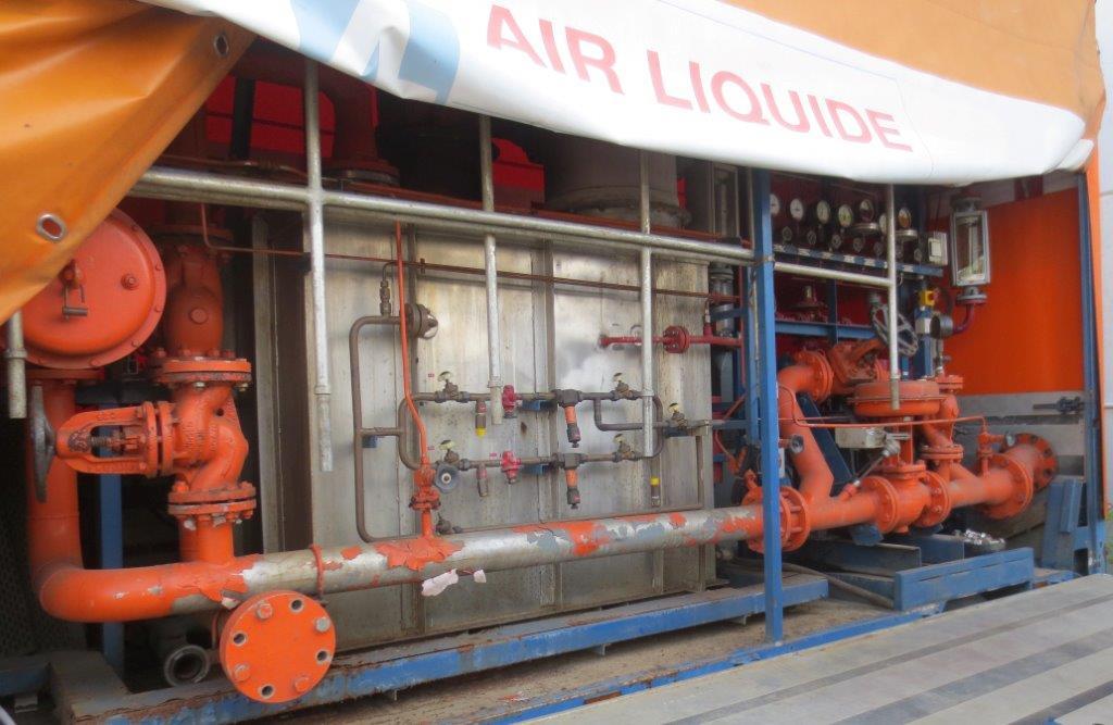 Puspiekabe cisterna MEIERLING Gas fired Nitrogen vaporizer cryo, cryogenic: foto 4