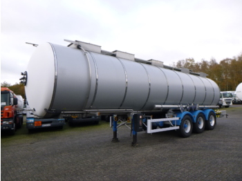 Puspiekabe cisterna pārvadāšana ķimikāliju Magyar Chemical tank inox 37.5 m3 / 1 comp: foto 1