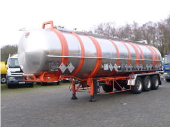 Puspiekabe cisterna pārvadāšana ķimikāliju Magyar Chemical tank inox 40 m3 / 6 comp: foto 1