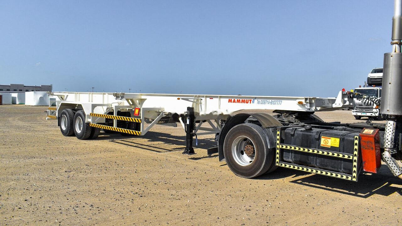 Jaunā Puspiekabe šasija Mammut SKELETAL SEMI TRAILER 40 TON PAYLOAD: foto 13