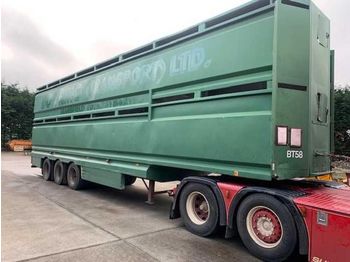 Puspiekabe dzīvnieku pārvadāšanai Moorhill livestock trailer Single Decker: foto 1