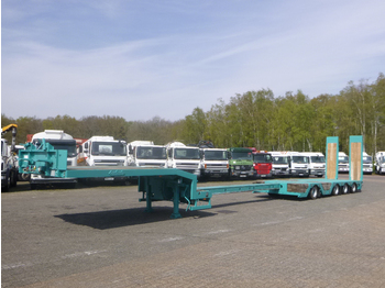 Puspiekabe zema profila platforma Nooteboom 4-axle semi-lowbed trailer extendable 15.6 m + ramps: foto 1