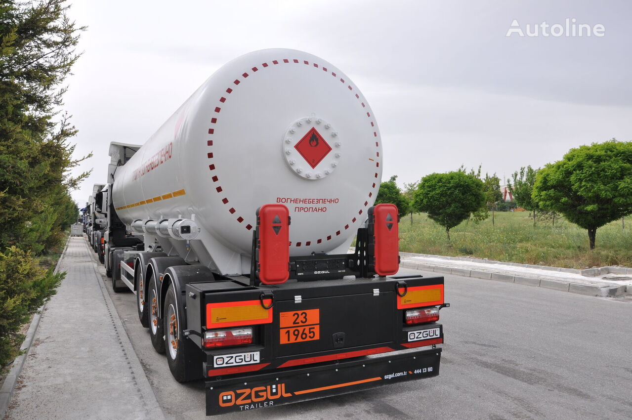Jaunā Puspiekabe cisterna pārvadāšana gāzes Özgül GAS TANKER SEMI TRAILER: foto 10