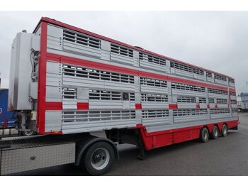 Puspiekabe dzīvnieku pārvadāšanai Pezzaioli SBA31/U, 2 Stock , Viehtransporter  , Tränkeranlage,: foto 1