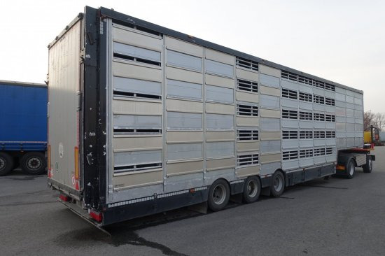 Puspiekabe dzīvnieku pārvadāšanai Pezzaioli SBA32/G , 5 Stock , Viehtransporter  , Tränkeranlage,: foto 4