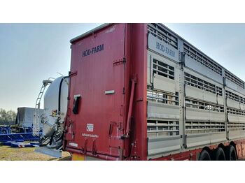 Puspiekabe dzīvnieku pārvadāšanai Pezzaioli SBA-63, 3Stock: foto 1