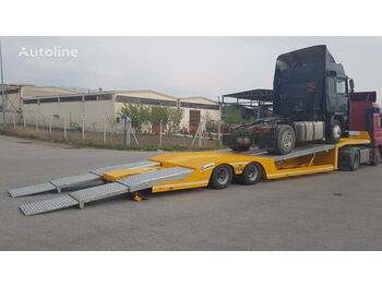 Puspiekabe autovedējs GURLESENYIL truck transporter semi trailers