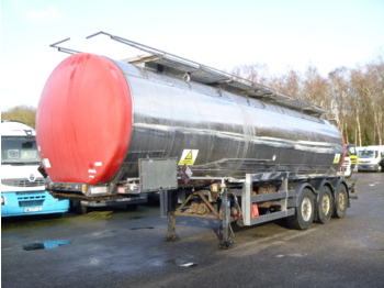 Clayton Chemical tank inox 30.4 m3 / 1 comp + pump - Puspiekabe cisterna