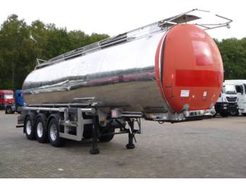 Clayton Food (milk) tank inox 32.5 m3 / 1 comp - Puspiekabe cisterna