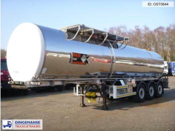 Crossland Bitumen tank inox 31.8 m3 / 1 comp - Puspiekabe cisterna