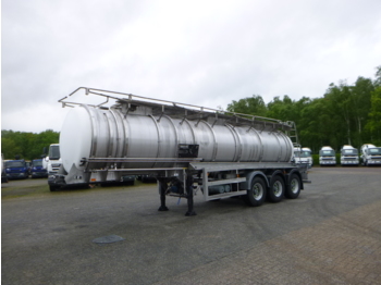Crossland Chemical tank inox 22.5 m3 / 1 comp - Puspiekabe cisterna