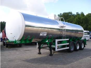 Crossland Food (milk) tank inox 30 m3 / 1 comp - Puspiekabe cisterna