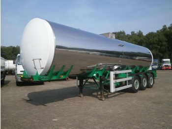 Crossland Food tank inox 30 m3 / 1 comp - Puspiekabe cisterna