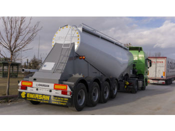 EMIRSAN 4 Axle Cement Tanker Trailer - Puspiekabe cisterna