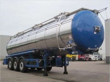 Feldbinder 32.000 l., 3 comp.+ Webasto, weight: 6.750 kg. - Puspiekabe cisterna
