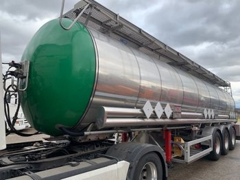 Puspiekabe cisterna Feldbinder Chemietankaufliger, 33000 Liter ,ADR, mit Vogelsang Pumpenanlage,