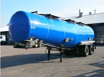 Maisonneuve Chemical tank Inox 31m3 / 3 comp. - Puspiekabe cisterna