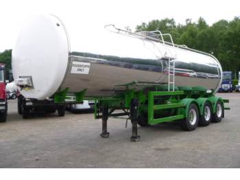 Massey / Crossland Food (milk) tank inox 30 m3 / 1 comp - Puspiekabe cisterna